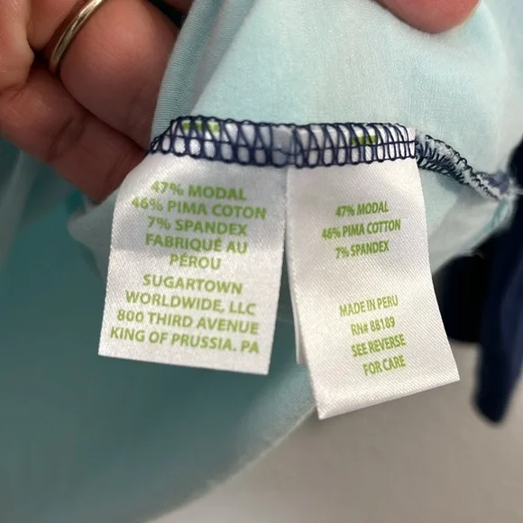 Lilly Pulitzer Fish Finn Tee Shirt XX Lilly size Medium - Picture 5 of 10